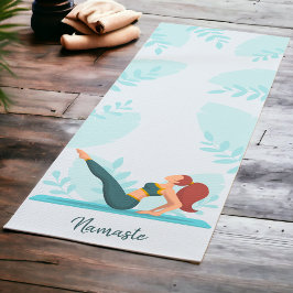 Tapete De Yoga Design de Namaste Personalizado - Malhação Persona