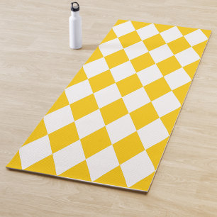Tapete De Yoga Design de Verificadores de Ouros de Harlequin Bran