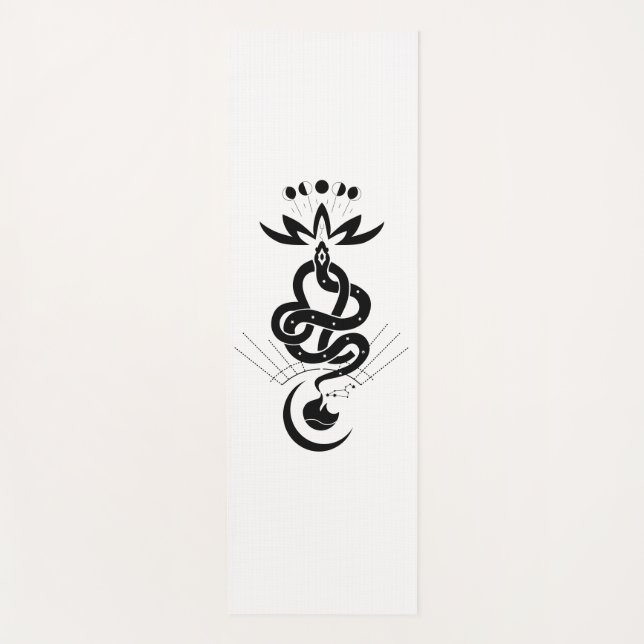 Tapete De Yoga Design original para a impressão Cobra de 2025, Le (Frente)