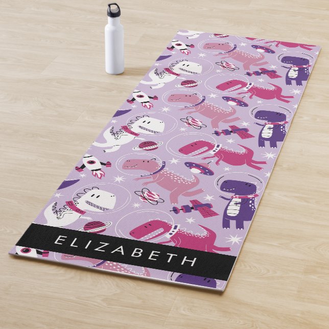 Tapete De Yoga Dinossauros Espaciais, Dinossauros Bonitos, Estrel (In Situ)