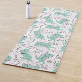 Tapete De Yoga Dinossauros Espaciais, Dinossauros Cutos, Navio Es