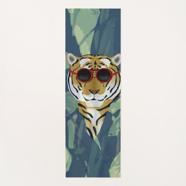 Tapete de Yoga do Tigre (Frente)