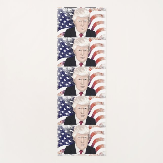 TAPETE DE YOGA DONALD TRUMP YOGA MAT (Frente)