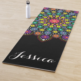 Tapete De Yoga Dot Mandala Yoga Mats