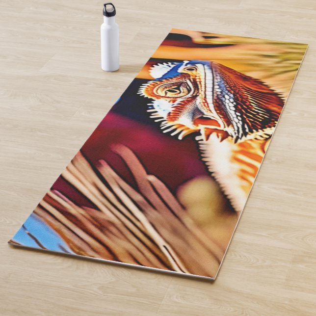 Tapete De Yoga Dragão Carborado do Deserto (In Situ)