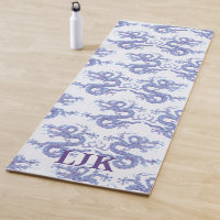 Dragão Giratório em Azul e Roxo Personalizado