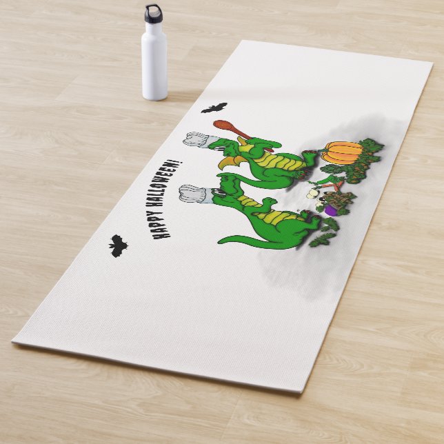 Tapete De Yoga Dragões - Feliz Halloween! Hoje eu cozinho (In Situ)
