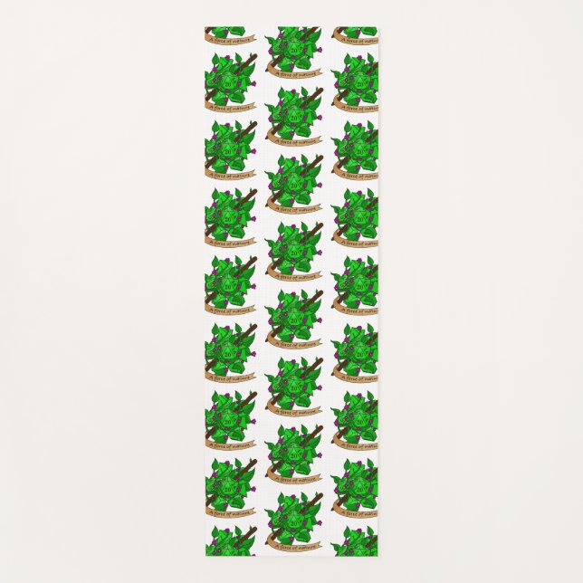 Tapete De Yoga Druid Dice Design (Frente)