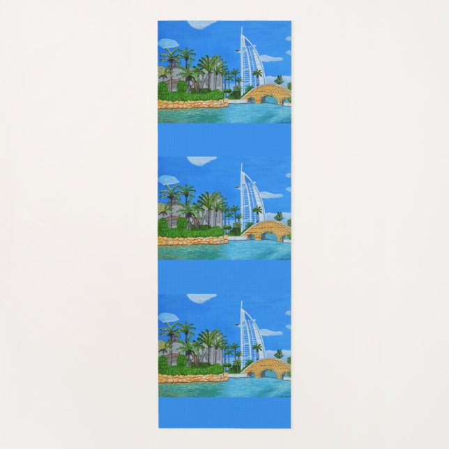 Tapete De Yoga Dubai, Emigrants Arabs yoga mat  (Frente)