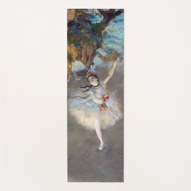 Tapete De Yoga Edgar Degas - A Estrela / Dançarina no Palco (Frente)