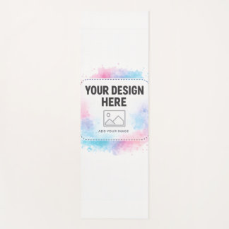 Tapete De Yoga Editable Watercolor Design Template – Your Design