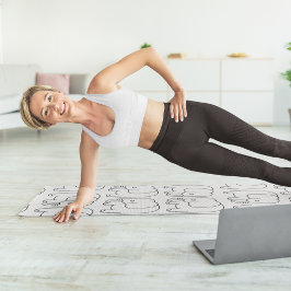 Tapete De Yoga elefantes