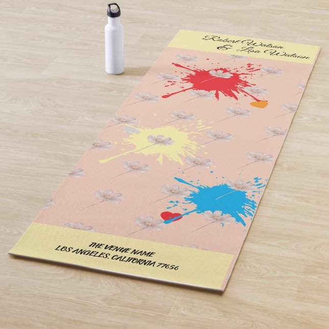 Tapete De Yoga Elegent modren dazie flower (In Situ)