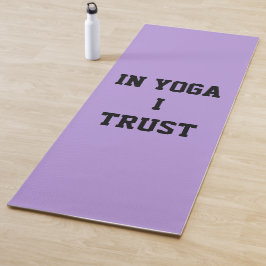Tapete De Yoga Em Yoga Confio em Yoga Mat Lavanda