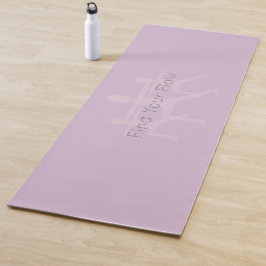 Tapete De Yoga Encontre sua dose de guerreiro de fluxo