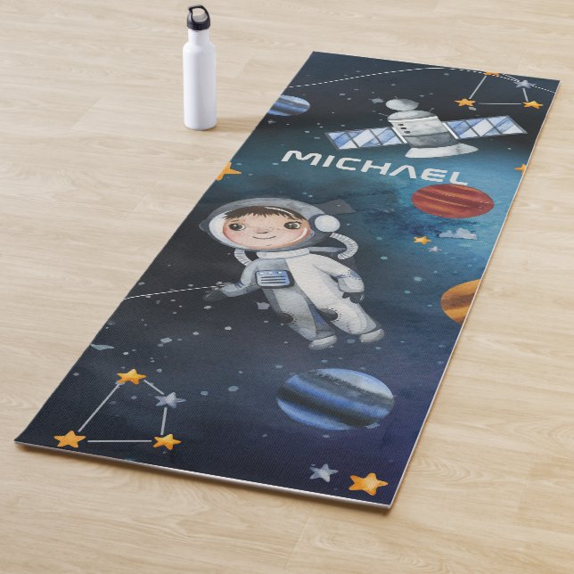 Tapete De Yoga Espaçonave Personalizada de Astronauta do Espaço E (In Situ)