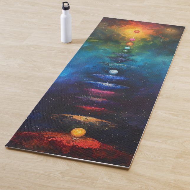 Tapete de Yoga Espiritual Alinhamento dos 7 Chakra (In Situ)