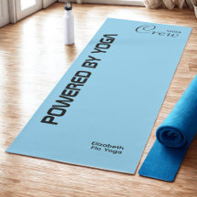 Estampa Personalizada Yoga Crew Azul Bebê