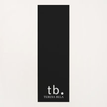 Estilo Clássico Monograma Elegante Minimalista Pre