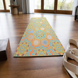 Tapete De Yoga Estilo de tangerina mórbida arabesca octo-brilhant