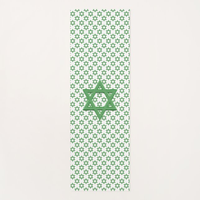 Tapete De Yoga Estrela Verde de David Seamless (Frente)