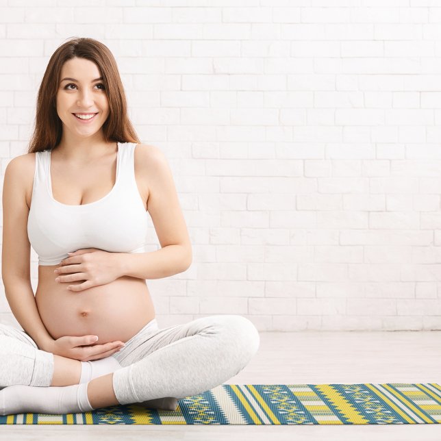 Tapete De Yoga etnia amarela aztec (Criador carregado)