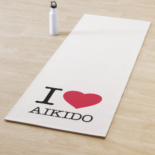 TAPETE DE YOGA EU AMO AIKIDO