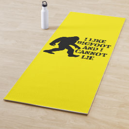 Tapete De Yoga Eu gosto do Pé Grande e não consigo mentir