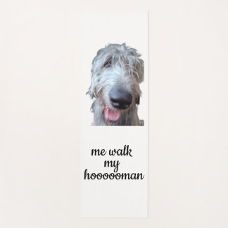 Tapete De Yoga Eu Levo Meu Hoooooman Irish Wolfhound
