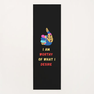 Tapete De Yoga Eu sou digno