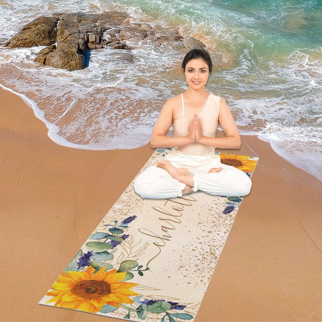 Tapete De Yoga Eucalyptus greenerase girassol (Criador carregado)