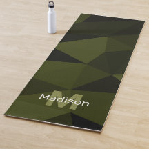 Exército escuro verde preto geometria malha Monogr