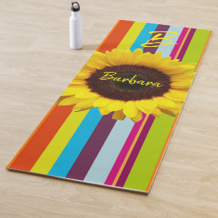 Tapete De Yoga Faixa de Girassol Yoga Mat