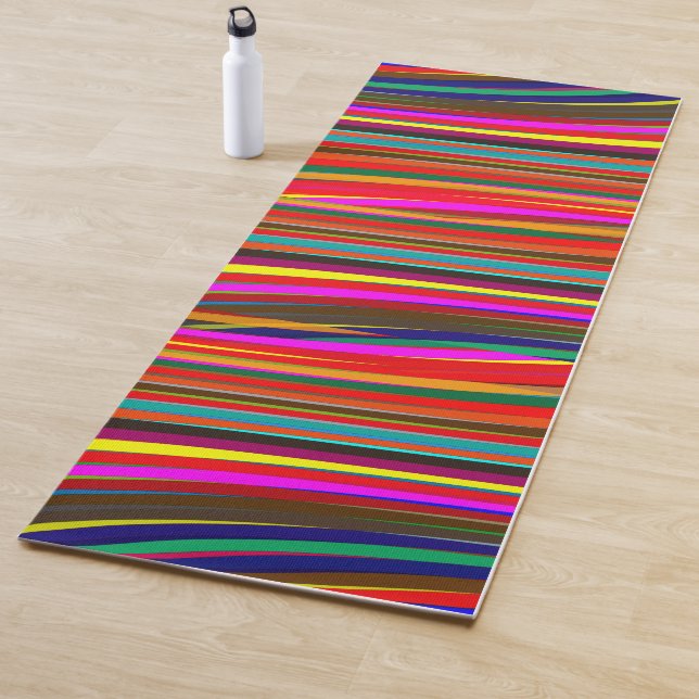 Tapete De Yoga Faixa multicolorida Yoga Mat (In Situ)
