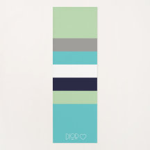 Faixas de cores personalizadas monogramadas