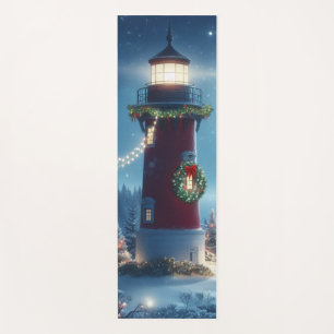 Tapete De Yoga Farol de Natal náutico