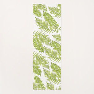 Tapete De Yoga Feathery Fern em um Ioga Mat