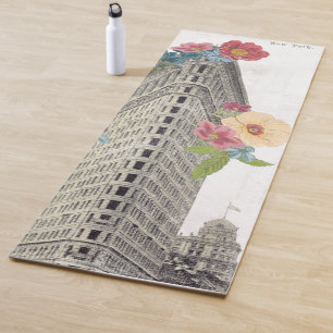 Tapete De Yoga Ferro liso floral   New York, NY