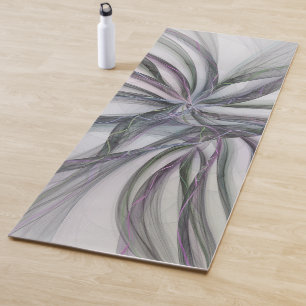 Tapete De Yoga Filigree aciona Fractal Abstrato Swing Moderno