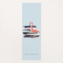 Flamingo cor-de-rosa da aguarela personalizado