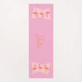 Tapete de Yoga Flamingo Rosa Personalizado MCM