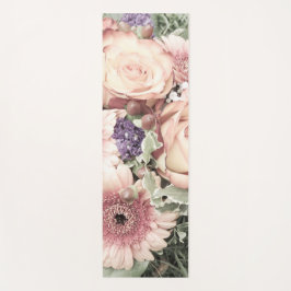 Tapete De Yoga flor, buquê, floral, linda, decoração,