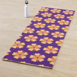 Tapete De Yoga Flor da Borboleta