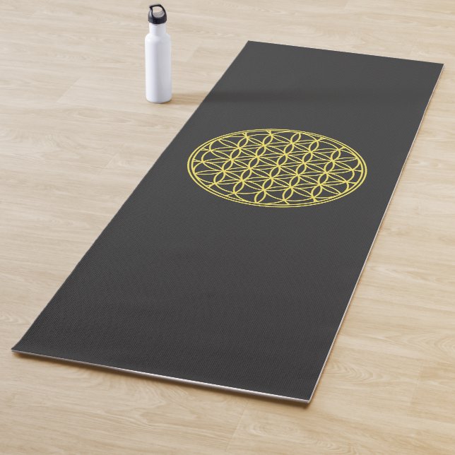 Tapete De Yoga Flor Da Vida Sagrada Geometria (In Situ)