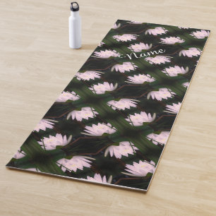 Tapete De Yoga Flor De Linho De Água De Lotus Brilhante Personali