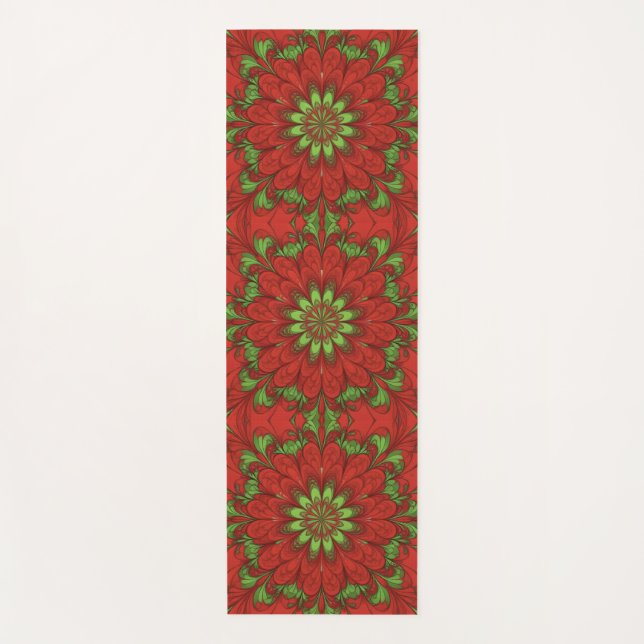 Tapete De Yoga Flor de Natal (Frente)