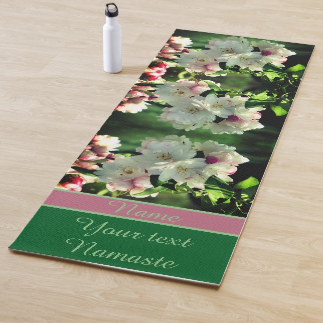 Tapete De Yoga Flor de primavera Personalizado (In Situ)