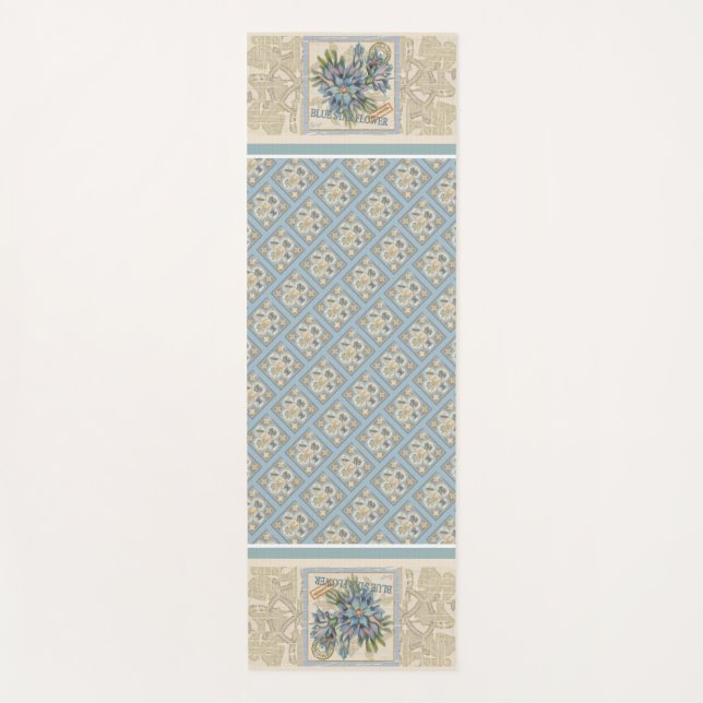 Tapete De Yoga Flor do gabinete de criação G (Frente)