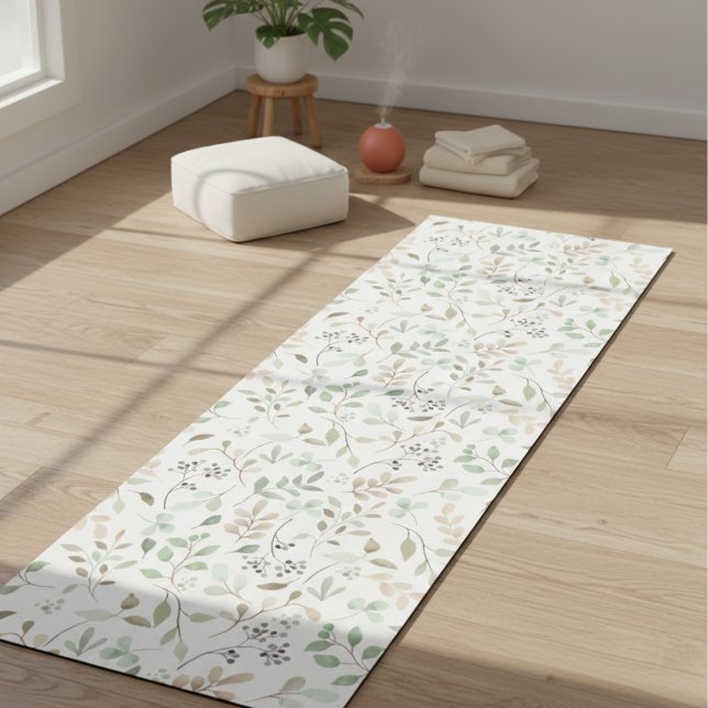 Tapete De Yoga Flor Silvestre Boho (Criador carregado)