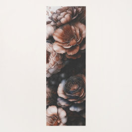 Tapete De Yoga Floral escuro